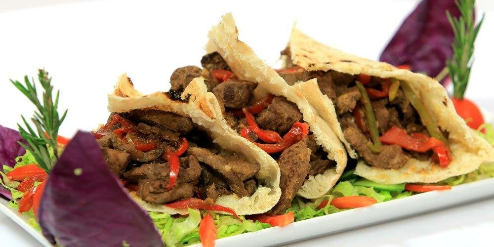 ساندوتش كبده خبز لبناني